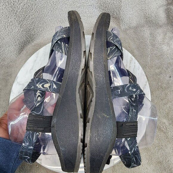 Chaco Shoes Mens Size 8 Black Chaco Cloud Strap Sandals *GUC* main image 9
